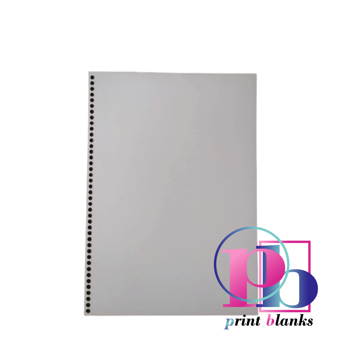 A5 Spiral Book Front and Back Cover