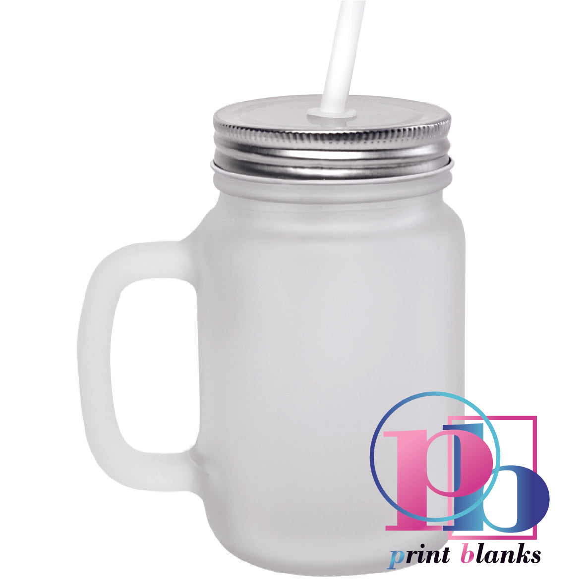 12oz Mason Jar - Frosted