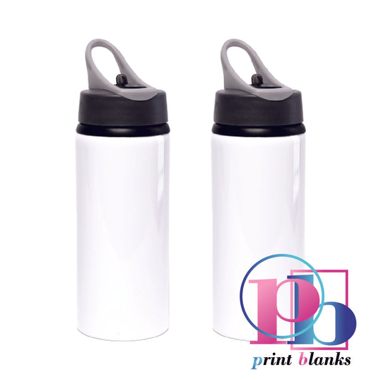 22oz Aluminium Water bottle with Handle - White