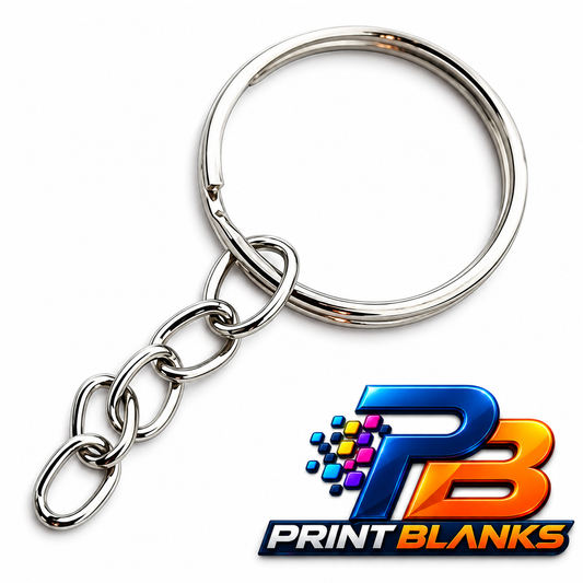 Keyring with chain