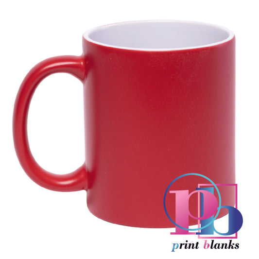 11oz Colour changing mug - Red