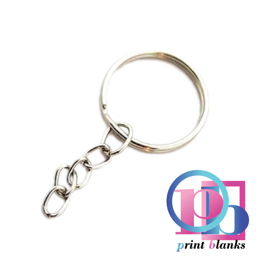 Key ring with chain