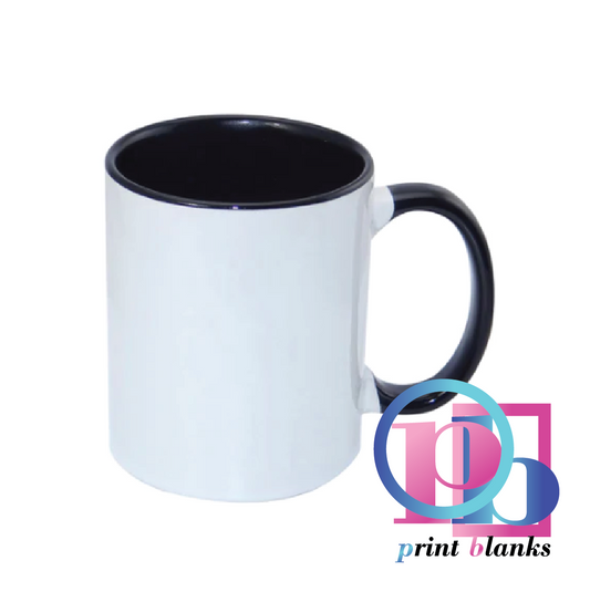 Sublimation Mug Standard with black handle