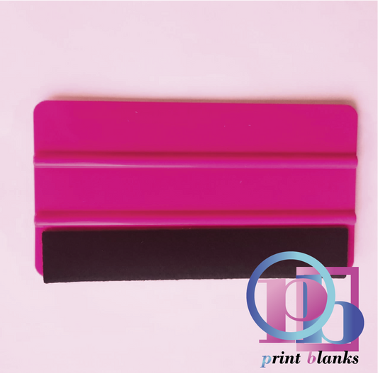 Squeegee with felt - Pink (Large)